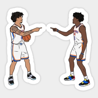 Jaylin Williams and Jalen Williams Twins Sticker